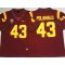 NCAA USC Trojans #43 Troy Polamalu Red College Football Jersey