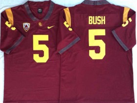 NCAA USC Trojans #5 Reggie Bush Red College Football Jersey
