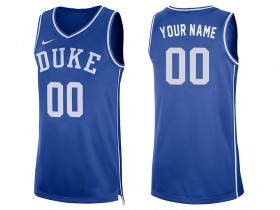 Custom NCAA Duke Blue Devils Blue College Basketball Jersey