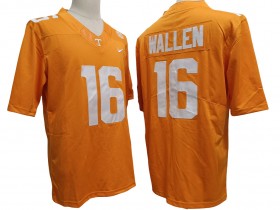 NCAA Tennessee Volunteers #16 Morgan Wallen Orange Jersey