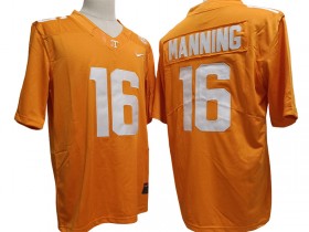 NCAA Tennessee Volunteers #16 Peyton Manning Orange College Football Jersey