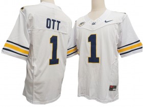 NCAA California Golden Bears #1 Jaydn Ott White Vapor F.U.S.E. Limited Jersey