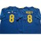 Pittsburgh Panthers #8 Kenny Pickett Blue Football Jersey