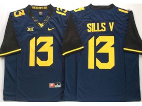 West Virginia Mountaineers #13 David Sills V Navy College Football Jersey