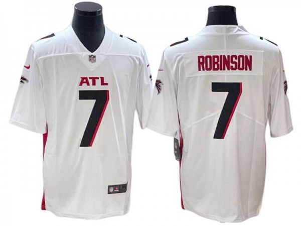 Atlanta Falcons #7 Bijan Robinson White Vapor Limited Jersey