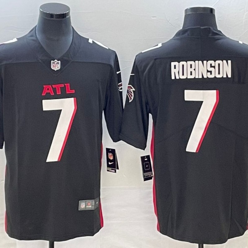 Atlanta Falcons #7 Bijan Robinson Black Vapor Limited Jersey