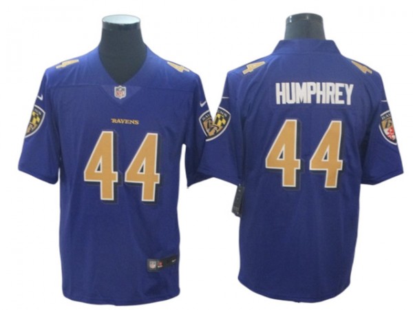 Baltimore Ravens #44 Marlon Humphrey Purple Color Rush Vapor Limited Jersey