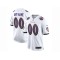 Custom Baltimore Ravens White Vapor Limited Jersey