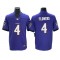 Baltimore Ravens #4 Zay Flowers Purple Vapor Limited Jersey