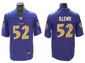 Baltimore Ravens #52 Ray Lewis Purple Color Rush Limited Jersey