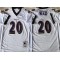 M&N Baltimore Ravens #20 Ed Reed White Legacy Jersey