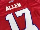 Buffalo Bills #17 Josh Allen Red Color Rush Jersey