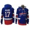 Buffalo Bills #17 Josh Allen Blue Hoodie