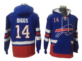 Buffalo Bills #14 Stefon Diggs Blue Hoodie