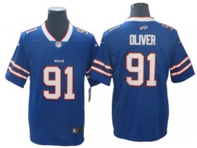 Buffalo Bills #91 Ed Oliver Royal Vapor Untouchable Jersey