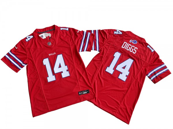 Buffalo Bills #14 Stefon Diggs Red Vapor F.U.S.E. Limited Jersey