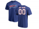 Buffalo Bills Blue & Red Personalized Icon Name & Number T-Shirt