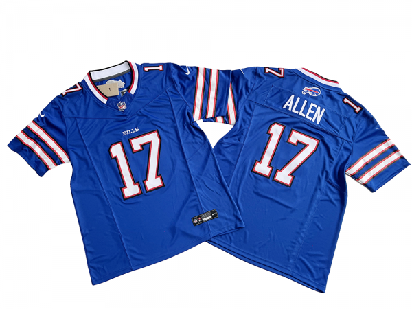 Buffalo Bills #17 Josh Allen Blue Vapor F.U.S.E. Limited Jersey