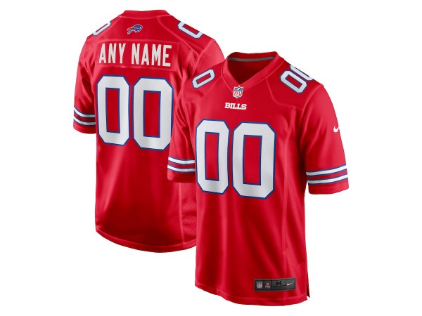 Custom Buffalo Bills Red Vapor Limited Jersey