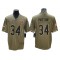 Chicago Bears #34 Walter Payton Olive 2022 Salute To Service Limited Jersey