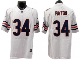 Chicago Bears #34 Walter Payton White Vapor Limited Jersey