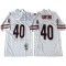 M&N Chicago Bears #40 Gale Sayers White Legacy Jersey-Small Number