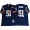 M&N Chicago Bears #51 Dick Butkus Navy Legacy Jersey-Big Number