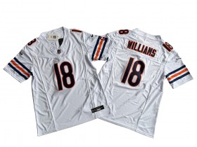 Chicago Bears #18 Caleb Williams White Vapor F.U.S.E. Limited Jersey