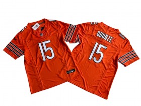 Chicago Bears #15 Rome Odunze Orange Vapor F.U.S.E. Limited Jersey