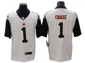 Cincinnati Bengals #1 Ja'Marr Chase White Alternate Vapor Limited Jersey