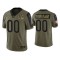 Custom Cincinnati Bengals Olive 2021 Salute to Service Vapor Limited Jersey