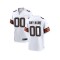 Custom Cleveland Browns White Vapor Limited Jersey