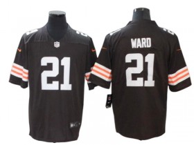 Cleveland Browns #21 Denzel Ward Brown Vapor Untouchable Jersey