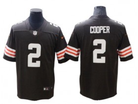 Cleveland Browns #2 Amari Cooper Brown Vapor Limited Jersey