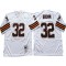 M&N Cleveland Browns #32 Jim Brown White Legacy Jersey