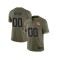 Custom Cleveland Browns Olive 2022 Salute to Service Vapor Limited Jersey