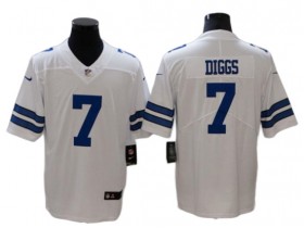 Dallas Cowboys #7 Trevon Diggs White Vapor Untouchable Limited Jersey