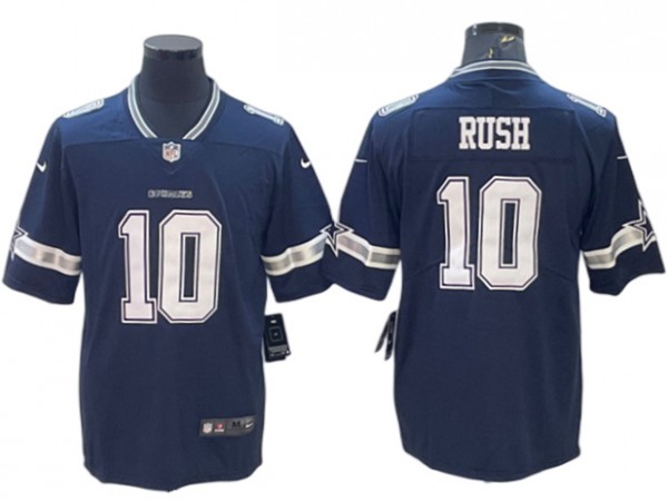 Dallas Cowboys #10 Cooper Rush Navy Vapor Limited Jersey