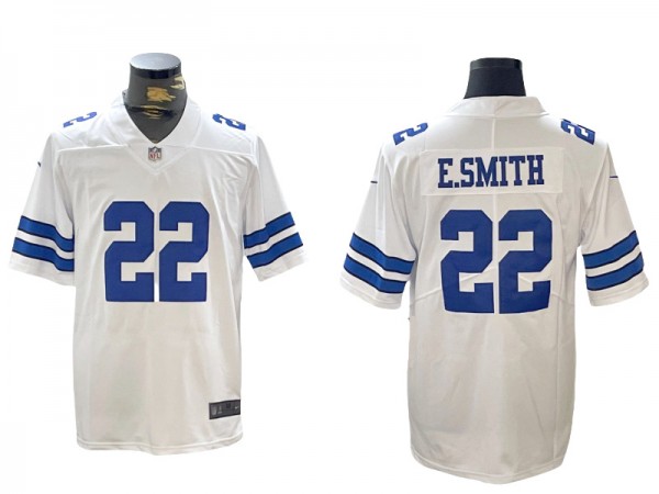 Dallas Cowboys #22 Emmitt Smith White Vapor Limited Jersey