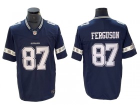 Dallas Cowboys #87 Jake Ferguson Navy Vapor F.U.S.E. Limited Jersey