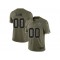 Custom Dallas Cowboys Olive 2022 Salute To Service Limited Jersey