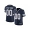 Custom Dallas Cowboys Navy Vapor Limited Jersey