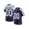 Custom Dallas Cowboys Navy Alternate Vapor Limited Jersey