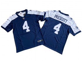 Dallas Cowboys #4 Dak Prescott Navy Alternate Vapor F.U.S.E. Limited Jersey