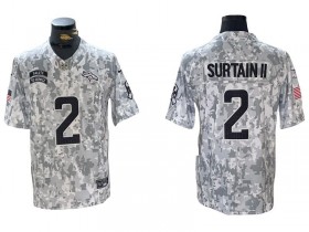 Denver Broncos #2 Pat Surtain II Arctic Camo 2024 Salute to Service Limited Jersey