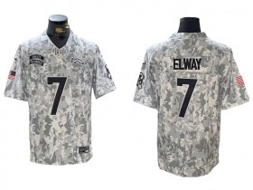 Denver Broncos #7 John Elway Arctic Camo 2024 Salute to Service Limited Jersey