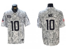 Denver Broncos #10 Bo Nix Arctic Camo 2024 Salute to Service Limited Jersey