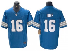 Detroit Lions #16 Jared Goff Light Blue 2024 Vapor F.U.S.E. Limited Jersey