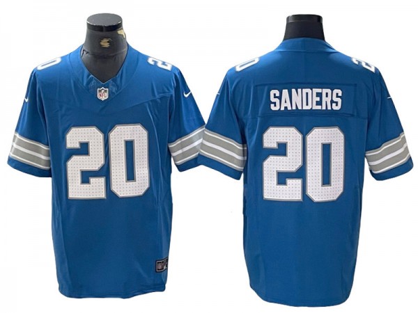 Detroit Lions #20 Barry Sanders Light Blue 2024 Vapor F.U.S.E. Limited Jersey