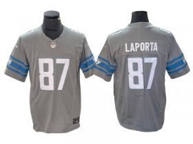 Detroit Lions #87 Sam LaPorta Gray F.U.S.E. Limited Jersey